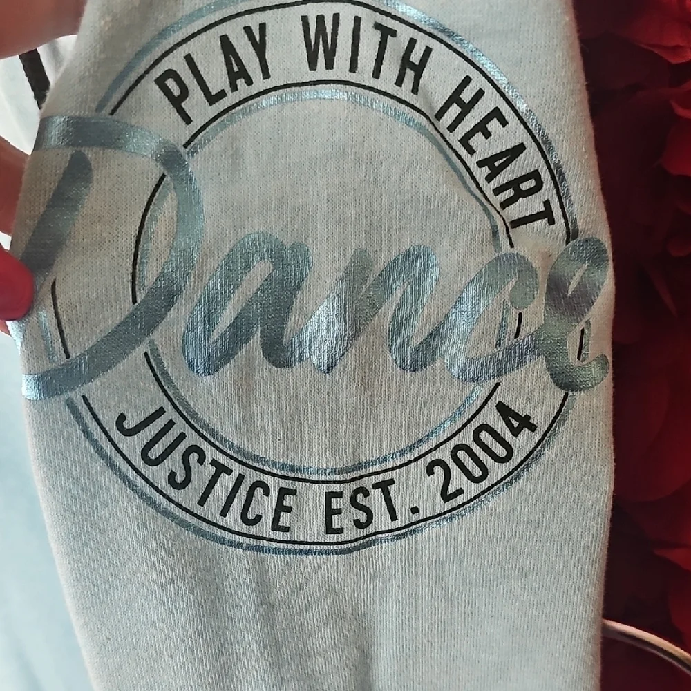 Justice Girls Sky Blue Dance Joggers Size 12